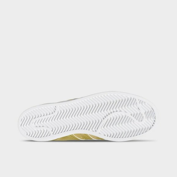 adidas Womens Superstar Satin Gold Metallic White FY1154 Sneaker Fashion Old OG - Picture 5 of 12